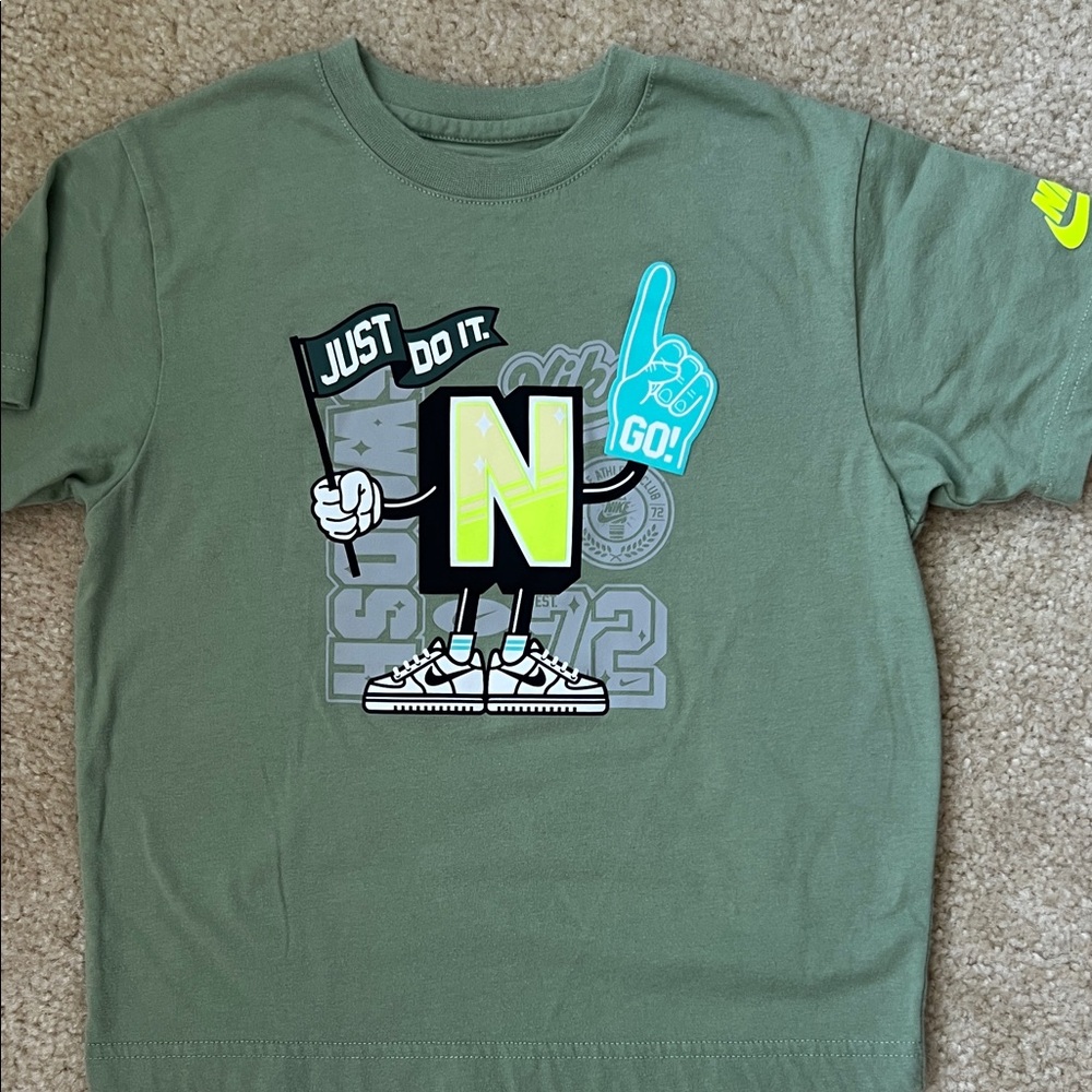 Nike Kids Olive Graphic Tee